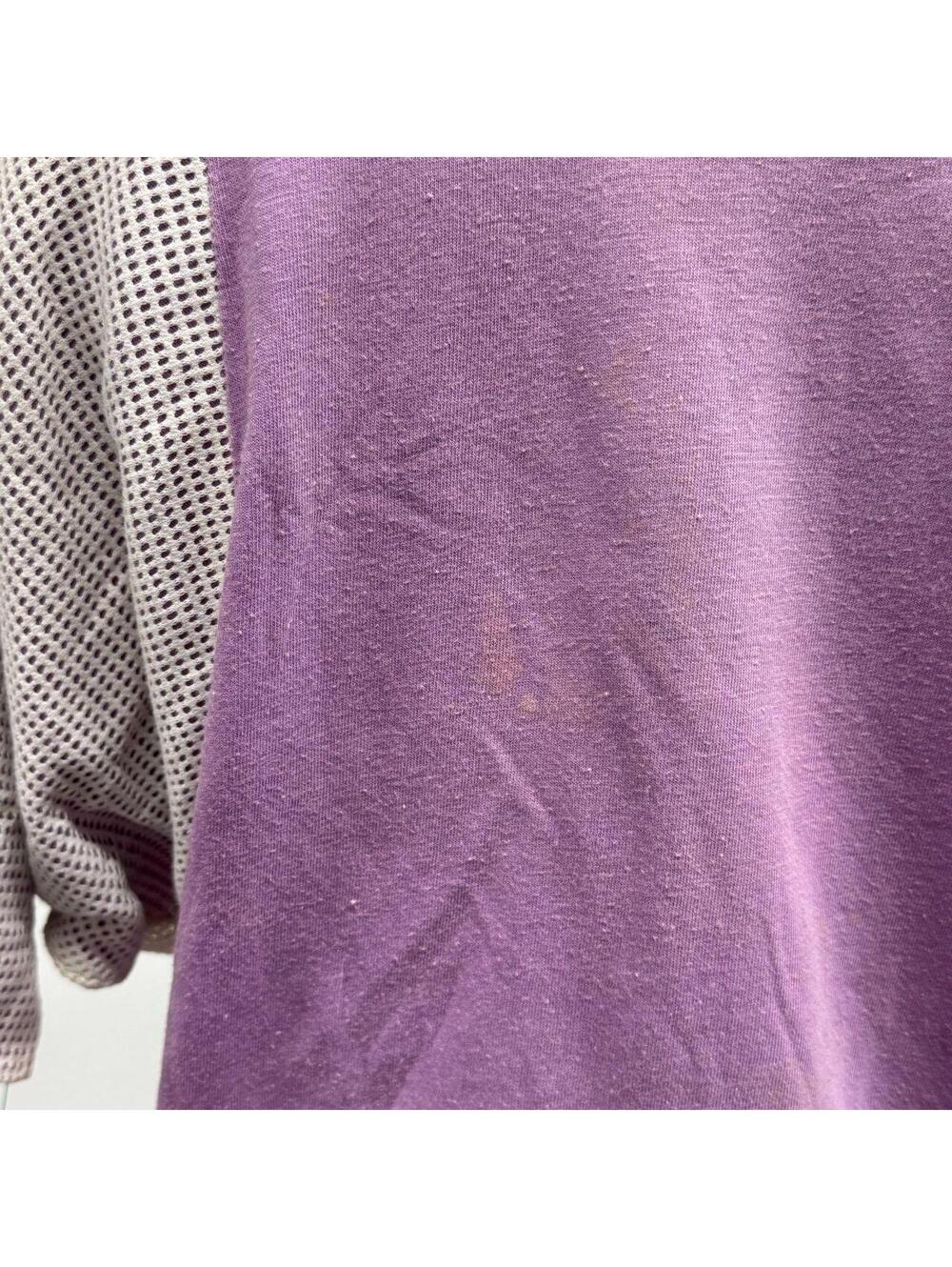Vintage 70s 80s Chemisiers du Faucon Lavender "Hello Darlin'" Top - Picture 5 of 8